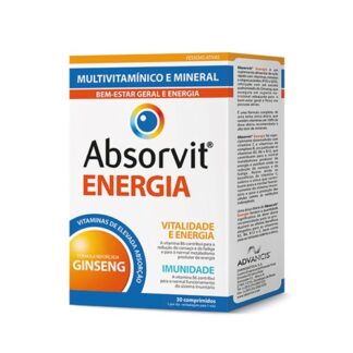 Absorvit Energia 30 Comprimidos