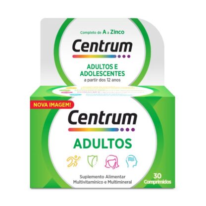 fórmula multivitamínica e multimineral especificamente desenvolvida para adultos e adolescentes a partir dos 12 anos