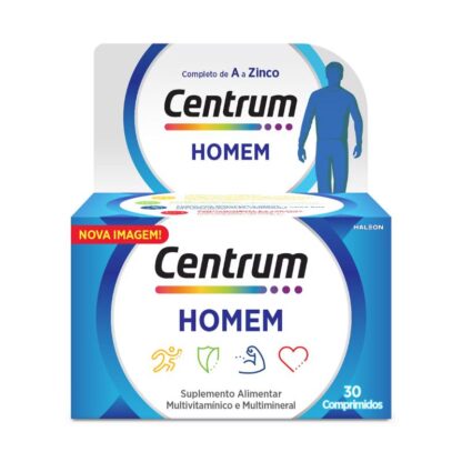 A Pharmascalabis apresenta o Centrum Homem, um suplemento alimentar especialmente formulado para satisfazer as necessidades nutricionais dos homens a partir dos 18 anos.
