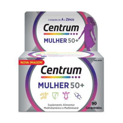 A Pharmascalabis traz até si o Centrum Mulher 50+, um suplemento alimentar cuidadosamente formulado para satisfazer as necessidades específicas das mulheres com mais de 50 anos.