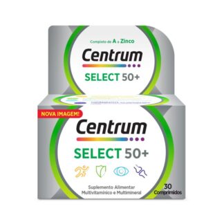 A Pharmascalabis apresenta com orgulho o Centrum Select 50+, um suplemento alimentar meticulosamente formulado para atender às necessidades nutricionais dos adultos com mais de 50 anos