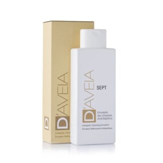 D-Aveia Emulsão Limpeza Sept 200ml, emulsão de limpeza que permite uma higiene antisséptica suave e delicada das mãos e do corpo, preservando o equilíbrio fisiológico cutâneo e reforçando as desfesas naturais da pele