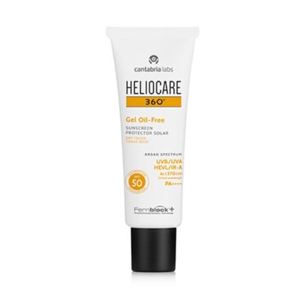 Heliocare 360º Gel Oil Free SPF50+ 50ml, fotoimunoproteção alta numa exclusiva textura em gel «toque-seco» oil-free e não comedogénico que facilita a aplicação