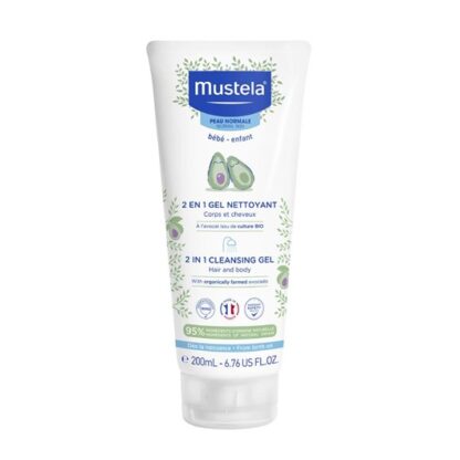 Mustela 2 em 1 Gel Lavante Cabelos e Corpo 200ml