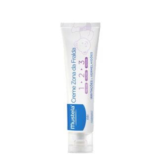 Mustela Creme Zona da Fralda 123 50ml, com a finalidade de proporcionar um cuidado completo para a epiderme das nádegas. Além disso poderá contar com 3 fatores: prevenção, alivio e reparação.