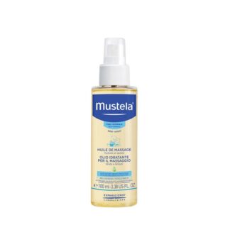 Mustela Óleo Massagem 100ml, este cuidado destinado à massagem do bebé certamente que contribui para o seu bem-estar, desde o nascimento.