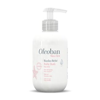 Oleoban Banho Bebé 300ml, higiene com hidratação para o banho do seu bebé. Adequado a pele reativa ou sensivel.