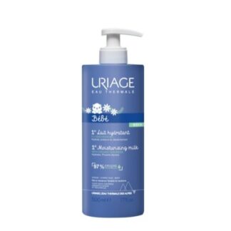 Uriage Bebé Primeiro Leite Hidratante 500ml, cuidado indispensável para recuperar o conforto da pele que por vezes fica seca