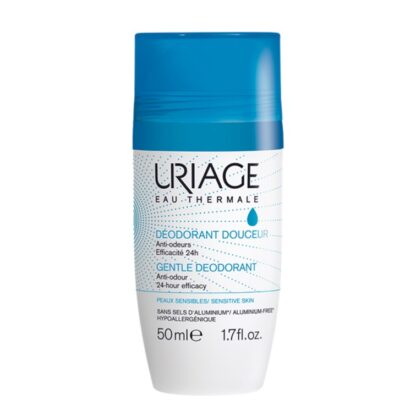Uriage Desodorizante Roll-On Suave 50ml, este desodorizante sem sais de aluminio devolve-lhe suavidade e uma eficácia anti-odores durante 24h.