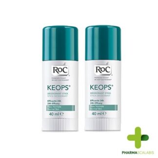 Roc Keops Desodorizante. Stick Transpiração Suave 2x40ml