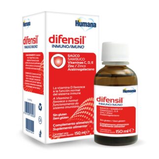 Difensil Inmuno é um suplemento alimentar à base de extracto natural de Sambuco (Sambucus nigra L.)