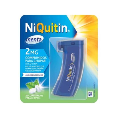 NiQuitin Menta 2 mg x 20 Comprimidos Chupar
