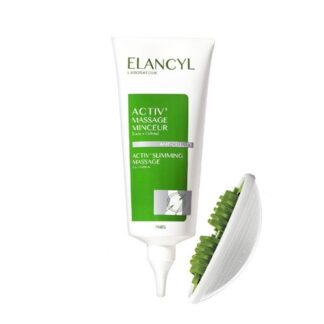 Elancyl Slim Massage Gel Luva Massagem 200 ml 1º acessório de massagem patenteado* por Elancyl Laboratoire, inspirado diretamente na técnica profissional de "Amassar-Rolar".