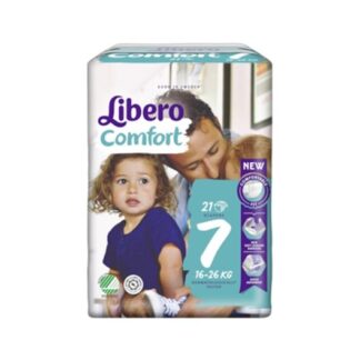 Libero Comfort 7 Fraldas 16-26kg 21 Unidade