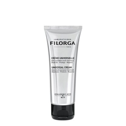 Filorga Creme Universelle Cuidado Quotidiano Multifunções 100ml, o cuidado diário, essencial para toda a família. Com a finalidade de hidratar, reparar e proteger em apenas um gesto.