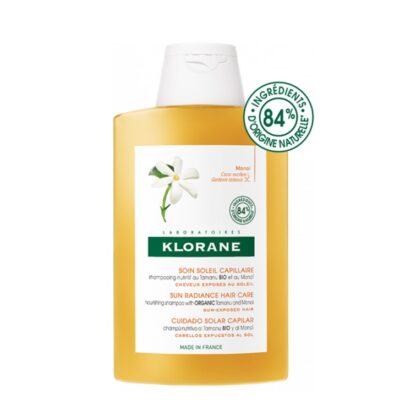 Klorane Champô Nutritivo Monoi e Tamanu 200ml, com Monoï e Óleo de Tamanu Orgânico, este champô elimina