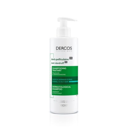 Vichy Dercos Technique Champô Anticaspa Oleosa 390ml Um champô que atua contra a caspa numa fórmula intensamente purificante para cabelo normal a oleoso