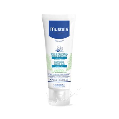 Mustela Bálsamo Reconfortante 40ml, cuidado peitoral hidratante, bem como, reconfortante. Além disso este é um cuidado indicado desde o nascimento.