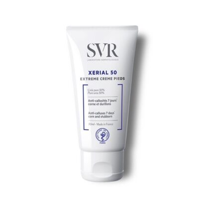 SVR Xérial 30 Creme Pés 50 ml, com a finalidade de prevenção de calosidades. Além disso permite reparar e prevenir o aparecimento de calosidades. Ainda assim nutre e suaviza a pele dos pés muito secos e danificados.
