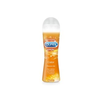 Durex Lubrificante Play Calor 50 ml, tem um ingrediente com a finalidade de aquecer. É um lubrificante à base de água que aquece a pele através do contato. De tal forma que não vai notar nenhuma sensação escorregadia.