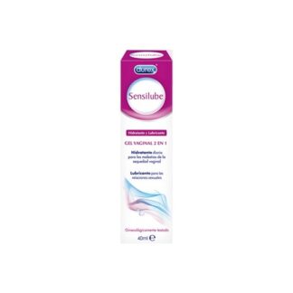 Durex Lubrificante Sensilube 40 ml, hidratante diário para o desconforto provocado pela secura vaginal. Além disso têm a função de lubrificante para as relações sexuais.