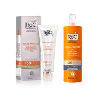 Roc Soleil Leite Hidrat. SPF 30  Fluido AntiEnvelhecimento SPf50