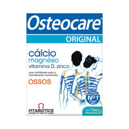Osteocare Original 30 Comprimidos, com a finalidade de manter a estrutura óssea saudável.