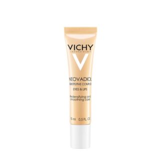 Vichy Neovadiol Completo Reequilibrante Contornos dos Lábios e dos Olhos 15ml complexo reequilibrante contornos, ideal para combater a perda de densidade e relaxamento.