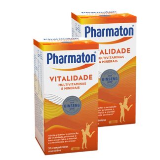 Pharmaton Vitalidade contém Ginseng G115®, vitaminas e minerais que o ajudam a ultrapassar com sucesso os seus desafios ao longo do dia.