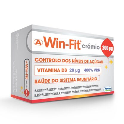 Win Fit Crómio 30 comprimidos é um suplemento à base de crómio, entre outros minerais, vitaminas, ácido alfa lipóico e L-cartinina.