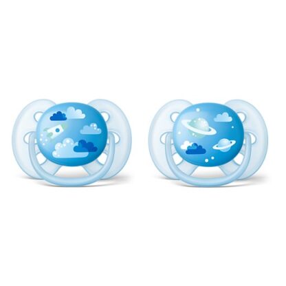 Philips Avent Chupeta Ultra Soft 0-6M Menino 2 Chupetas