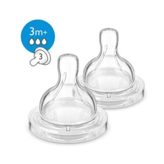Philips Avent Tetina Classic Fluxo 3 3m+ 2Un