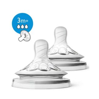 Philips Avent Tetina Natural Fluxo 3 3m+ 2Un