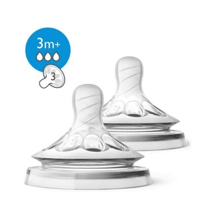 Philips Avent Tetina Natural Fluxo 3 3m+ 2Un