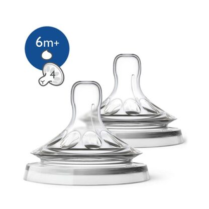 Philips Avent Tetina Natural Fluxo 4 6m+ 2Un