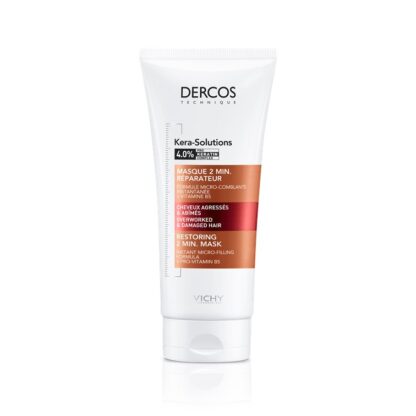Vichy Dercos Technique Máscara Kera-Solutions 200 ml, a Máscara 2min. Reconstituinte Kera-Solution