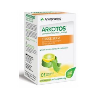 Arkotos Tosse Seca Sabor Limão 24 Comprimidos