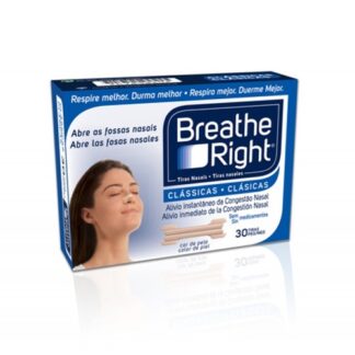 Breathe Right Tiras Nasais Clássicas Tam.P/M 30 Tiras