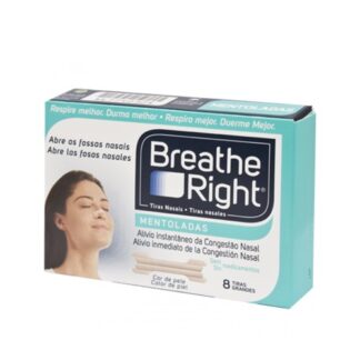 Breathe Right Tiras Nasais Mentoladas 8 Tiras nasais PharmaScalabis