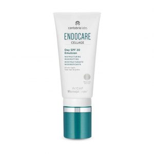 Endocare Cellage Day SPF 30 50ml, emulsão Prodermis diária de ação regeneradora e redensificante que potencia a síntese de colagénio elastina e ácido hialurónico,