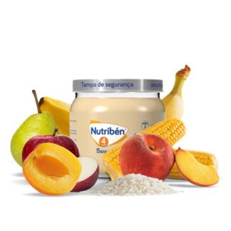 Nutribén Boião 6 frutas com Cereais 120gr