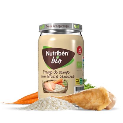 Nutribén Boião Frango do Campo com Arroz e Cenouras 235gr