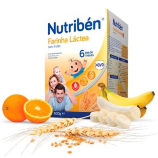 Nutribén Farinha Láctea com Frutas 600 g Pharmascalabis