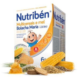 Nutribén Multicereais e Mel Bolacha Maria Láctea 600gr