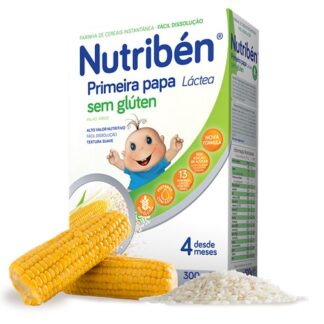 Nutribén Primeira Papa Láctea Sem Glúten 300gr