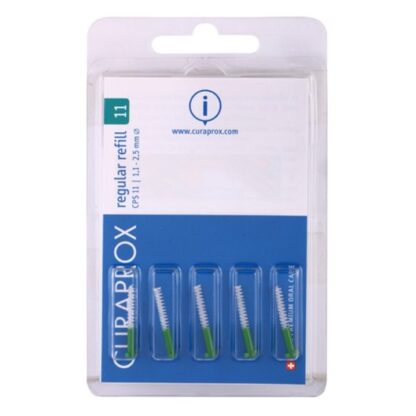 Curaprox Prime Escovilhão CPS 11 5Un, escovilhões para uso diário e limpeza cuidada e efectiva dos espaços interdentários, para uma limpeza completa da cavidade oral.