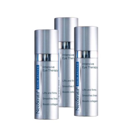 Neostrata Pack Skin Active Contorno de Olhos  3x15gr, creme delicado e leve, hidratante, refirmante e regenerador, que corrige todas as imperfeições da pele do contorno dos olhos (rugas e rídulas, olheiras, papos, hiperpigmentações). Todos os tipos de pele.