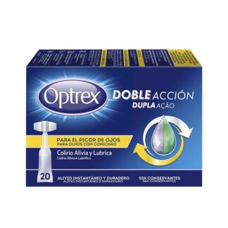 Optrex Colírio Dupla Ação Olhos Comichão 20 Monodoses