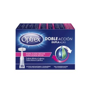 Optrex Colírio Dupla Ação Olhos Secos 20 Monodoses
