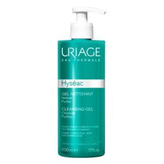 Hyseac Gel de limpeza elimina as impurezas e excesso de sebo, respeitando perfeitamente a epiderme